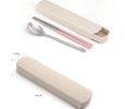Portable Stainless Steel Flatware Spoon Chopsticks Tableware Set [A]