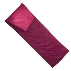 Ultra Compact Sleeping Bag for Adults Camping 20-Degree 3 Season - Purple red