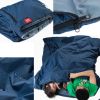 Portable Outdoor Sleeping Bag for Camping + Inflatable Pillow, Wine