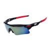 Men/Women's Sport Sunglasses Bicycle Cycling Running Wrap Glasses Colorful/Red