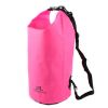 10L-Waterproof Dry Sack For Boating/Floating/Swimming with Strap,Rose Red