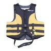Adults Swim Vest Learn-to-Swim Floatation Jackets Fishing Vest(Orange/Black)