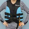 Adults Swim Vest Learn-to-Swim Floatation Jackets Fishing Vest(Yellow/Blue)