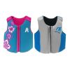 Dolphin Swim Vest Learn-to-Swim Floatation Jackets For Kids Life Vest,Gray/Blue