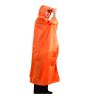 One-piece Raincoat Poncho Rain Cape Outdoor Hiking Camping (Orange)