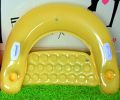 Floating Floor The Water Inflatable Bed Cushion Couch Sofa Yellow