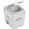 Dometic 965 MSD Portable Toilet w/Mounting Brackets - 5 Gallon - Platinum